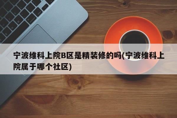 宁波维科上院B区是精装修的吗(宁波维科上院属于哪个社区)