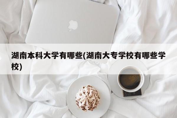 湖南本科大学有哪些(湖南大专学校有哪些学校)